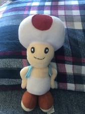 Vintage Play By Play Super Mario Toad Plush 2002