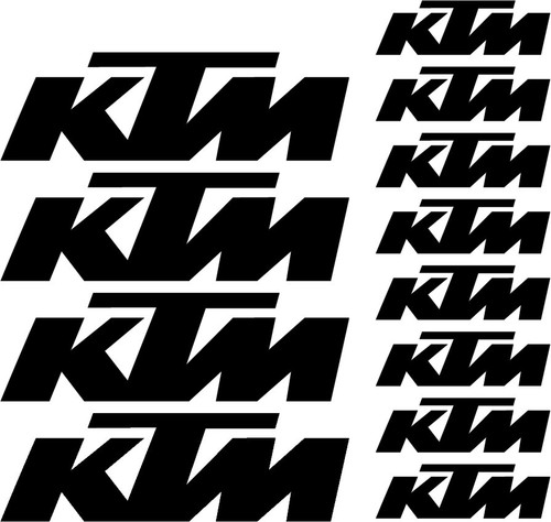 12x decal sticker - 12x, ktm