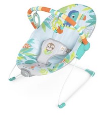 Bright Starts Baby Bouncer Soothing Vibrations Infant Seat - Removable Toy Bar