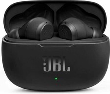 JBL Harman Wave 200 TWS In-Ear Bluetooth Wireless Headphones Black NEW