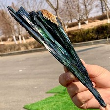 338GNatural Vivian StoneL ludlamite Quartz Crystal Mineral Sample