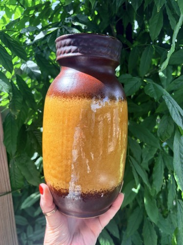 Vintage german mustard - vintage, mustard/brown