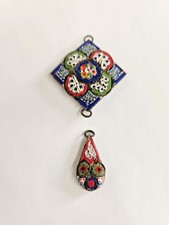 Vintage Micro Mosaic Pendant