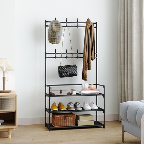 Metal coat stand - metal, shoe