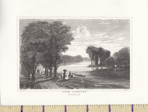 C1840 victorian print - print, london
