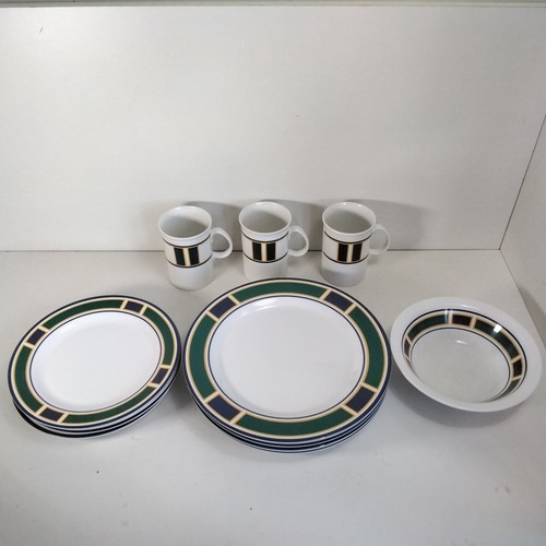 Mala melamine plates - melamine, x6
