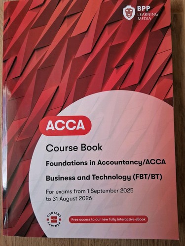 Acca bpp coursebook - bt,