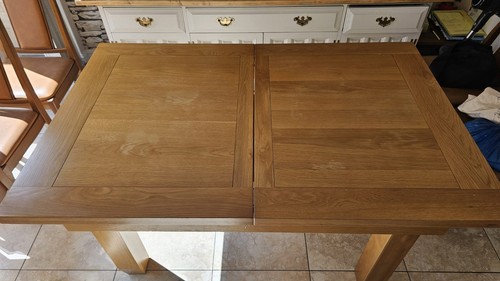 Solid oak extending dining - solid,