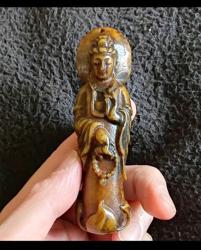 Tibetan old vintage handcarved - tibetan,