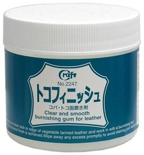 Japanese Tokofinish Leathercraft Tragacanth Leather Burnishing Gum 80ml