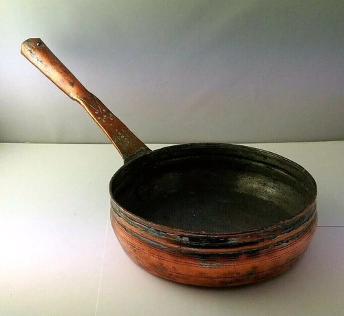 Vintage decorative copper pan - decorative,