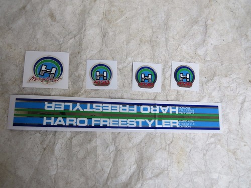 Haro freestyler decals - freestyler, bmx