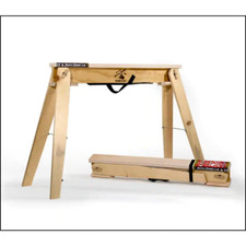 29 Inch Wooden Folding Burro Sawhorse Support Stand Wood Working Projects 2 Pack