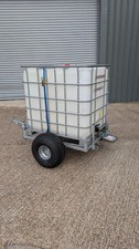 CRH Off-Road UK made IBC trailer with trough.