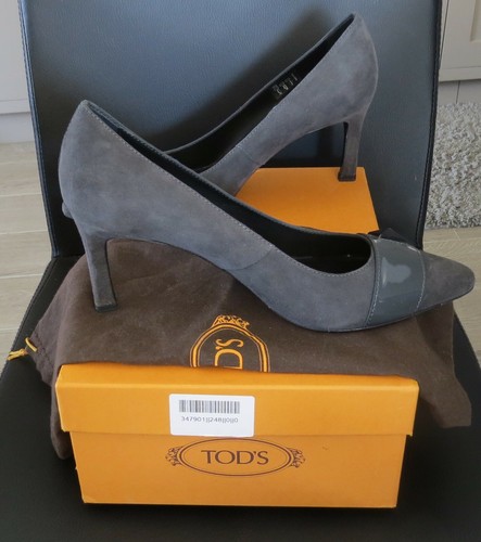 Tod suede heeled - court, shoes