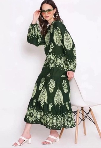 Nwt zara long print - dress, maxi
