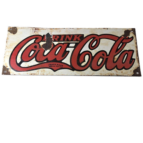 Vintage coca cola porcelain - coca,