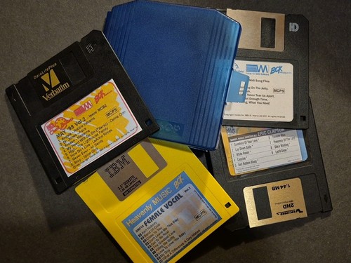 Retro floppy disks for - disks,