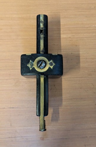 Antique ebony and brass - antique,