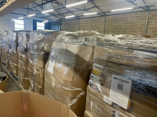 3pl homeware return - return, pallets
