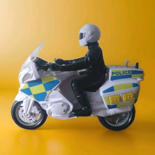 Police motorbike light sound - light,