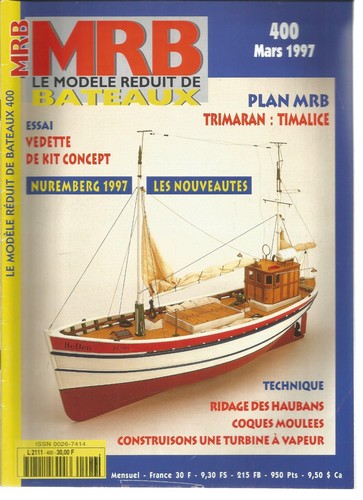 Model boat 400 corvette - n°400,