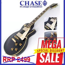 Vintage V100BB Premium Electric Guitar | Boulevard Black | Limited Edition .