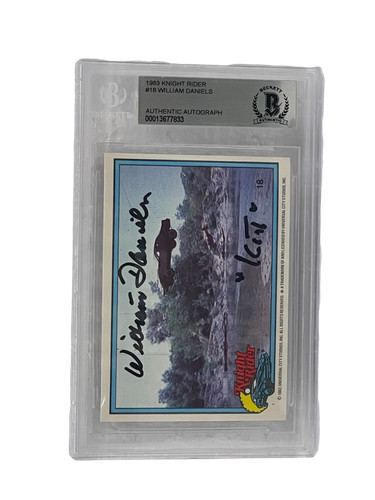 William daniels signed knight - william,