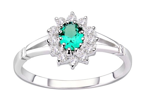 Sterling silver simulated - sterling,