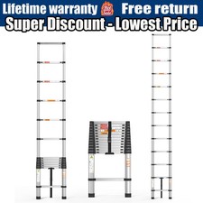 2.6M-5M Portable Heavy Duty Multi-Purpose Telescopic Ladder Extendable Ladders