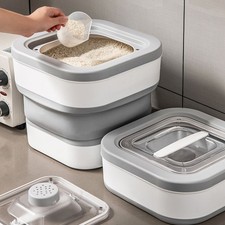 Dog Food Storage Containers Spcae Saving Collapsible Pet Food Container For Dog