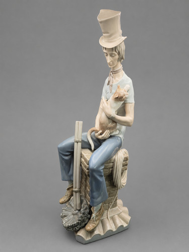 Lladró sad chimney sweep 1253 - sweep,