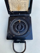 WW2 military Mark 1 magnetic marching compass made by made by T. G. Co. Ltd