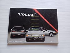 1987 Volvo 480 ES Manual Use Maintenance Booklet Original Italian
