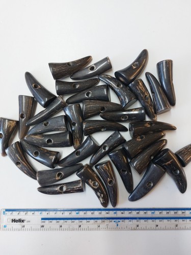 Genuine buffalo horn toggles - buffalo,
