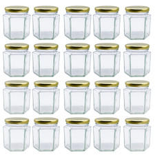 20 x 110ml 4oz Hexagonal Glass