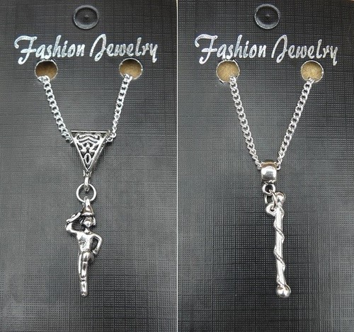 Majorette pendant necklace - necklace, 18"
