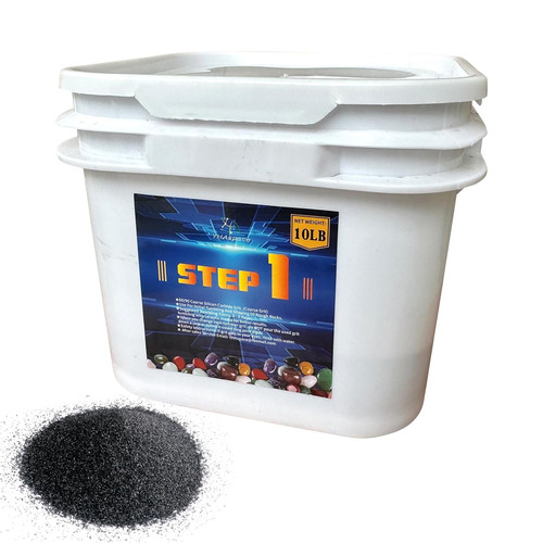 Lbs rock tumbler - lbs, grit