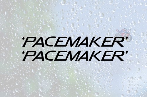 Pacemaker decals stickers - 2x,