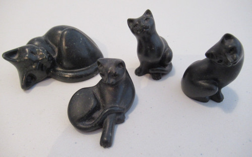 Set little cats - set, 3