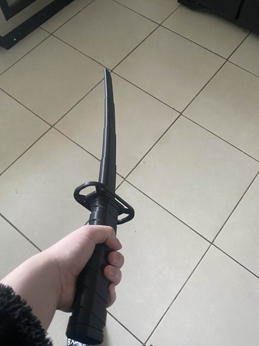 Black retractable samurai - ,