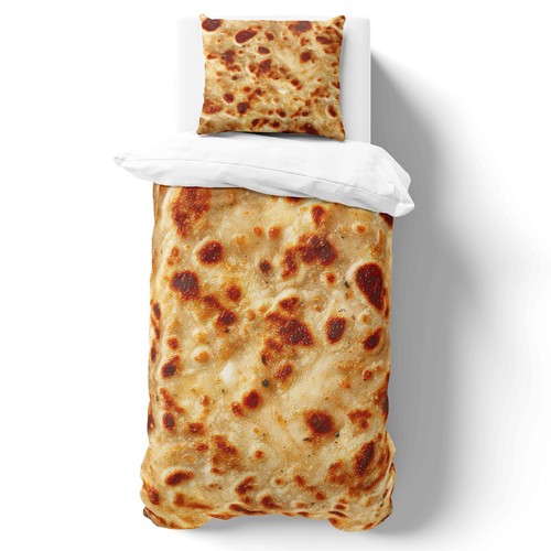 Naan bread duvet cover - naan,