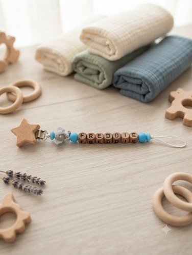 Personalised handmade dummy - handmade,