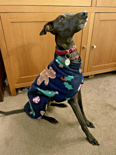 Christmas Whippet Fleece dog