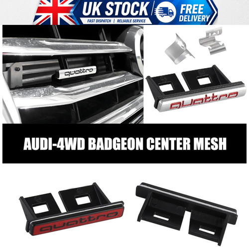 Abs chrome logo quattro - 3d,