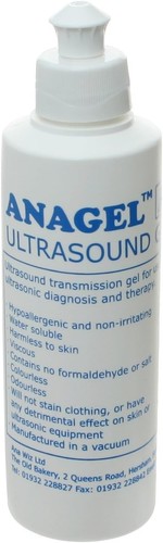 Anagel ultrasound gel bottle - anagel,