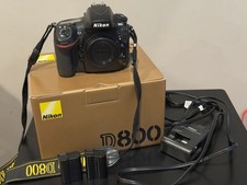 Nikon D800 FX 36.3MP Full-Frame DSLR Camera Body Excellent Condition, Dual Slots