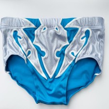 Pro wrestling trunks turquoise