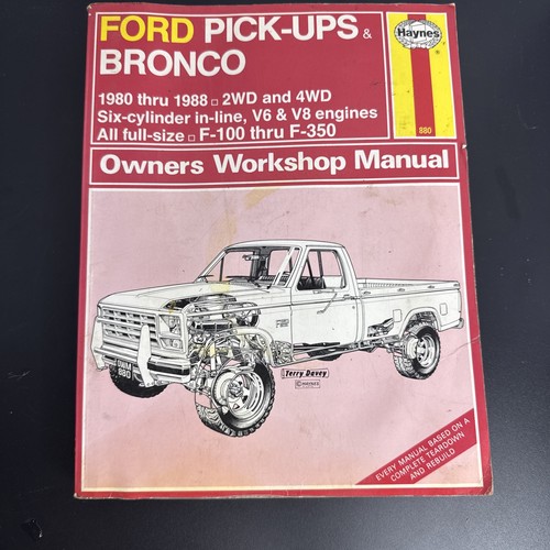 Haynes 1980 1988 ford pick - ford, pick-ups