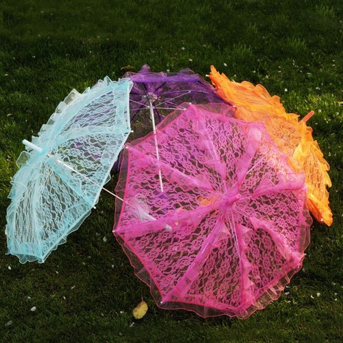 Vintage lace parasol - vintage,